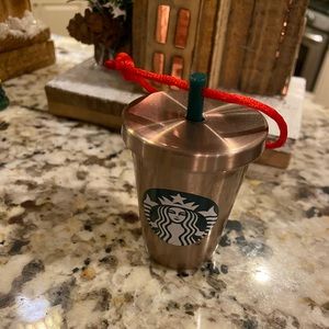 Starbucks Bronze Cold cup ornament